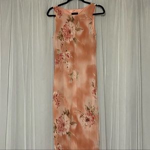 Positive Attitude Sleeveless Floral Maxi Dress 🖤